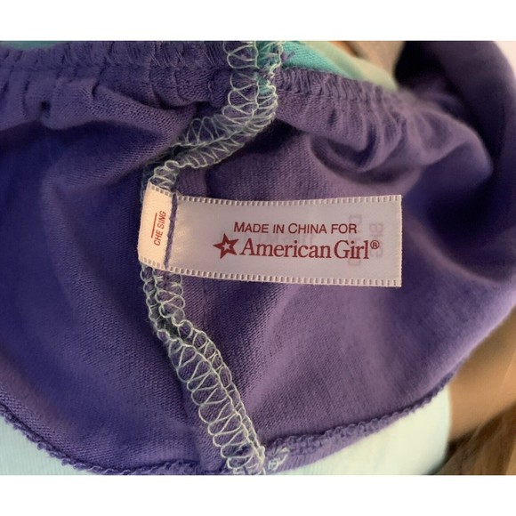 American Girl COLOR BLOCK OUTFIT ONLY Dress Leggings for 18" Doll - Picture 13 of 14